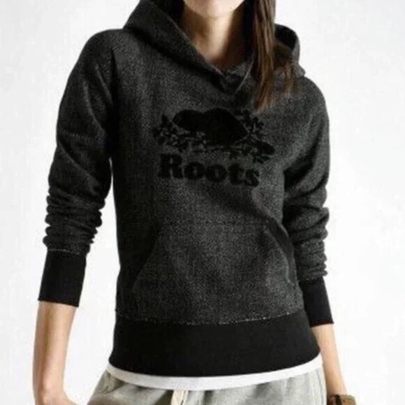 Roots Sweaters - Roots black and grey hoodie